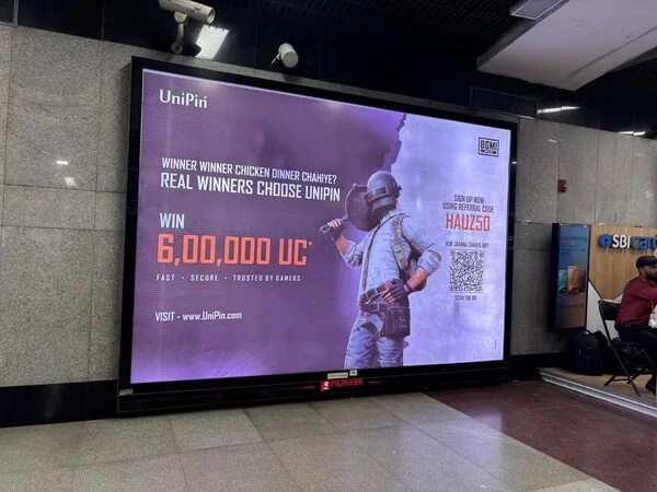 UniPin India Launches First-Ever Delhi Metro Campaign: "Spot Us & Win Lakhs of Gaming Credits"