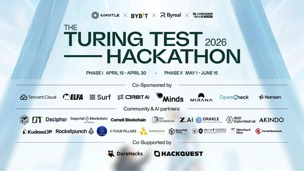 Mantle Unites Global AI, Tech, and Youth Communities for Its Largest AI Hackathon, Backed by Tencent Cloud, Bybit, Byreal, and Blockchain for Good Alliance