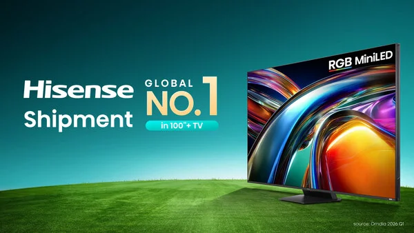 Omdia Q1 2026: Hisense Strengthens Global Leadership in 100-inch+ TVs