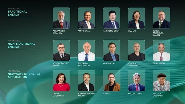The 2026 Global Energy Prize shortlist released