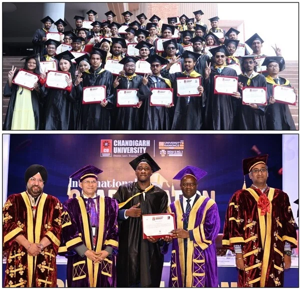 273 International Students from 24 countries get degrees during annual convocation at Chandigarh University