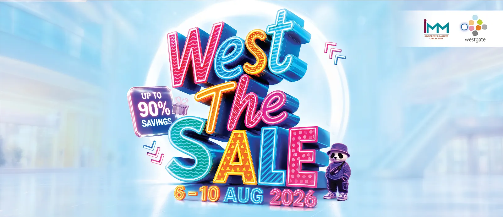 West The Sale returns this National Day with new brands, rewards and shopping deals of up to 90% across IMM and Westgate