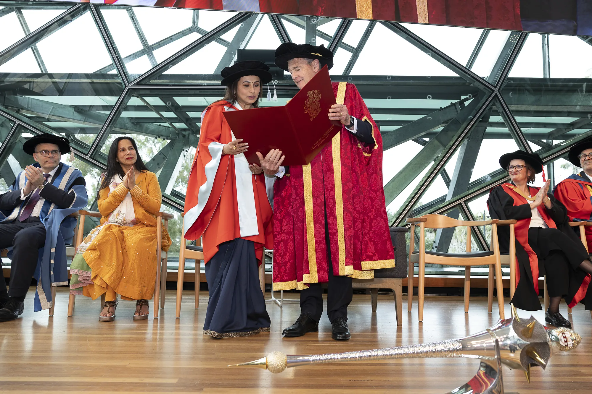 Rani Mukerji awarded Honorary Doctorate by La Trobe University