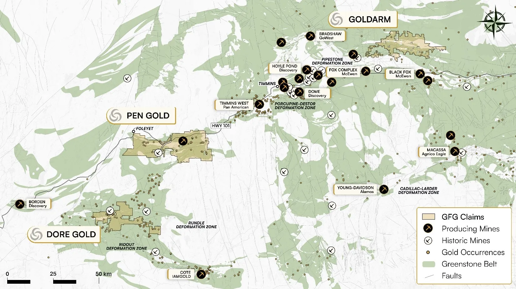 GFG and Barrick Sign Strategic Earn-In to Accelerate Exploration at the Pen Gold Project