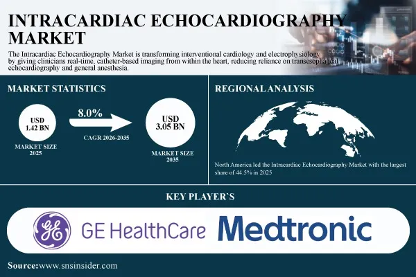 Intracardiac Echocardiography Market Size to Hit USD 3.05 Billion by 2035 on ICE-Guided Procedure Growth – SNS Insider