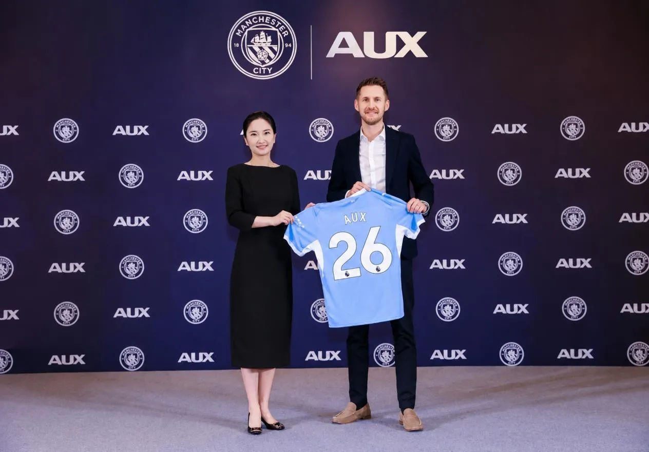 AUX Officially Becomes Global Partner of Manchester City