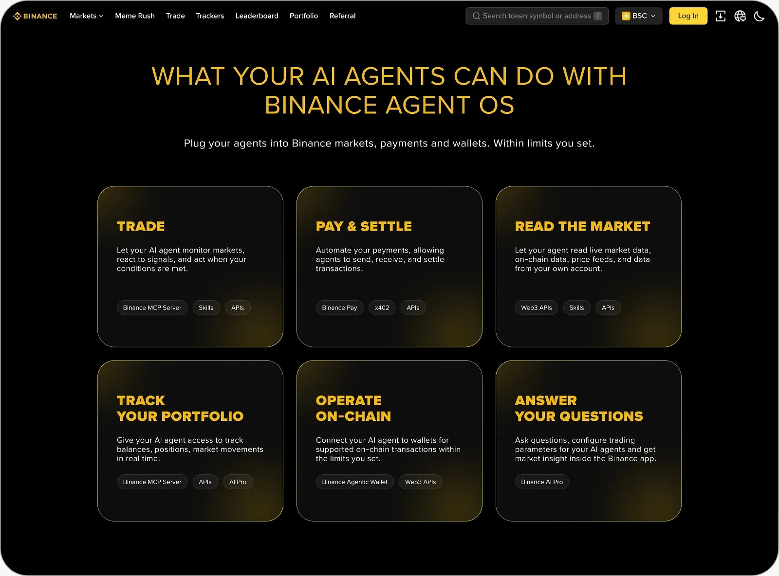 Binance Introduces Agent OS to Connect AI Applications to Financial Infrastructure