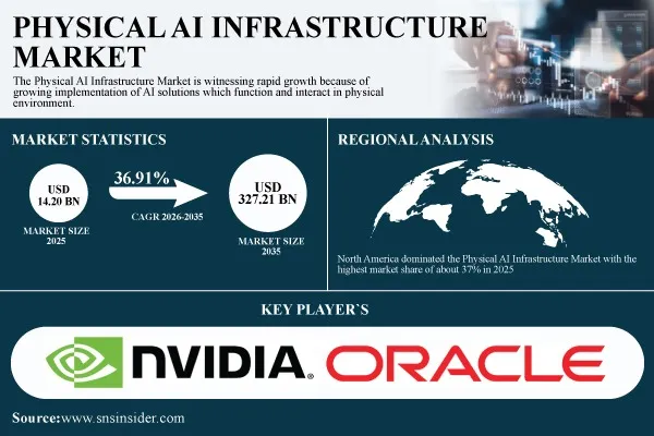 Physical AI Infrastructure Market to Reach $327.21 Billion by 2035 as Robotics and Autonomous Systems Accelerate Global Demand | Research by SNS Insider