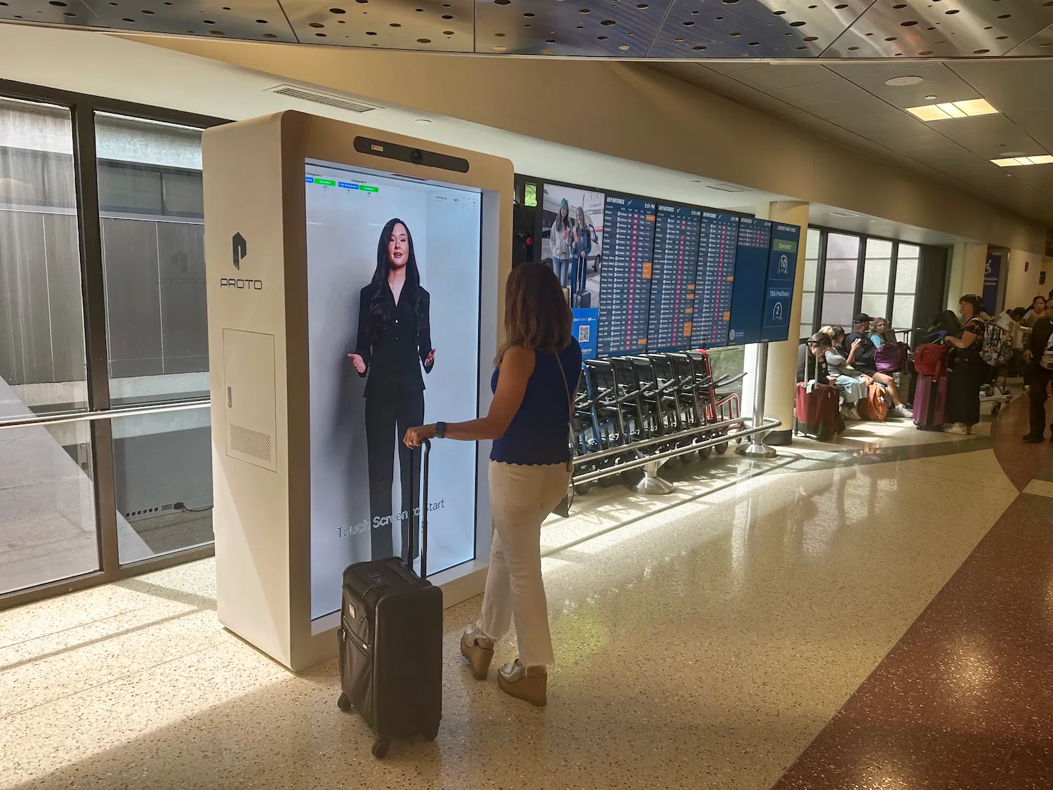 Meet Amelia: Boston Logan’s AI Hologram Passenger Assistant