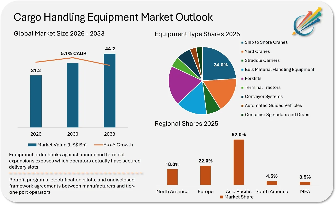 Cargo Handling Equipment Market - Demand, Pricing, Competitive Insights, Market Size, Share