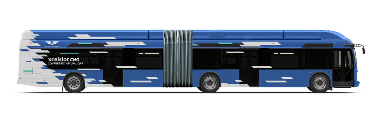 New Flyer awarded contract for up to 45 Xcelsior® CNG articulated buses from Central Ohio Transit Authority