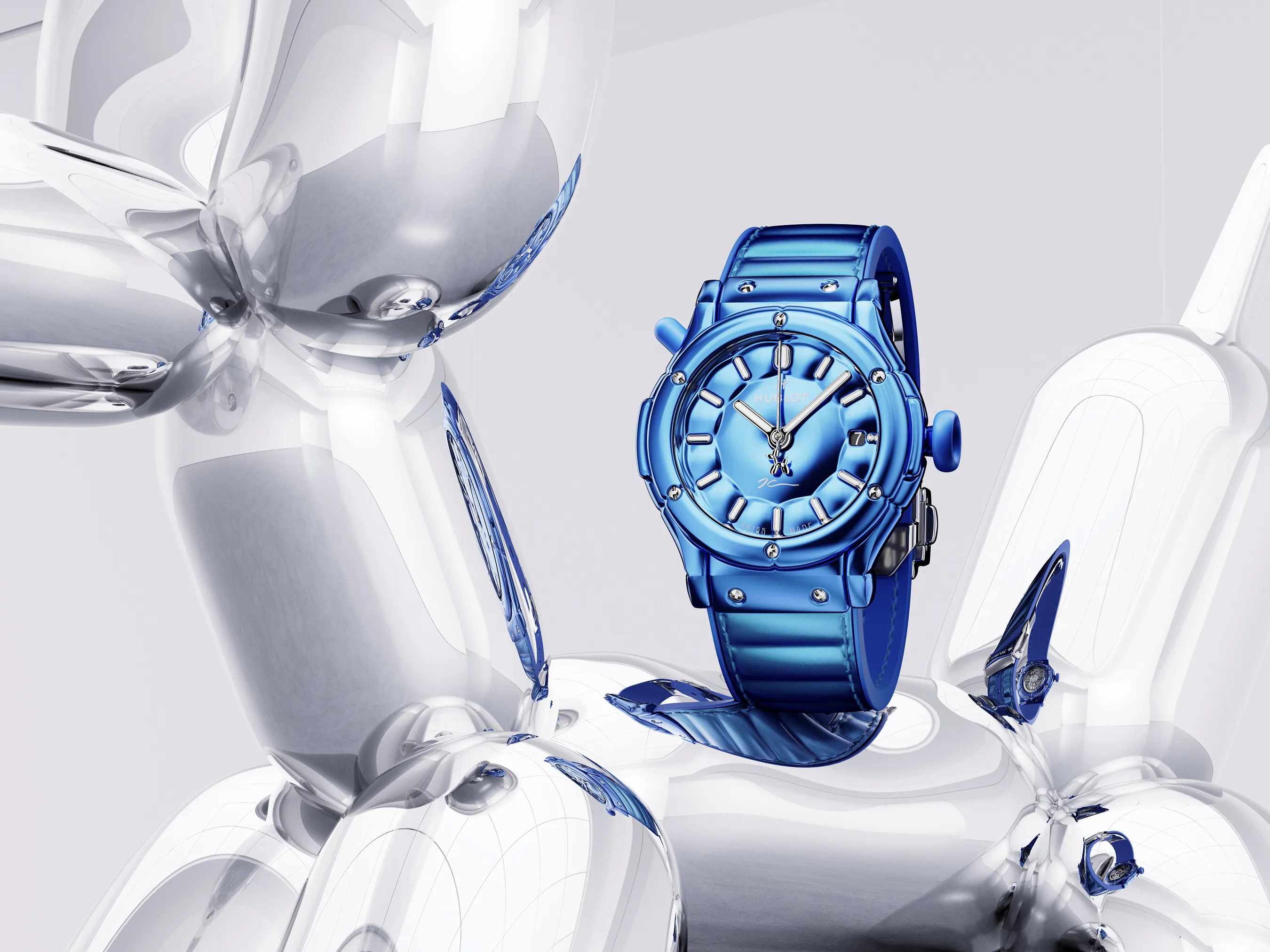 HUBLOT - CLASSIC FUSION BALLOON DOG BY JEFF KOONS: TIME, INFLATED INTO ART