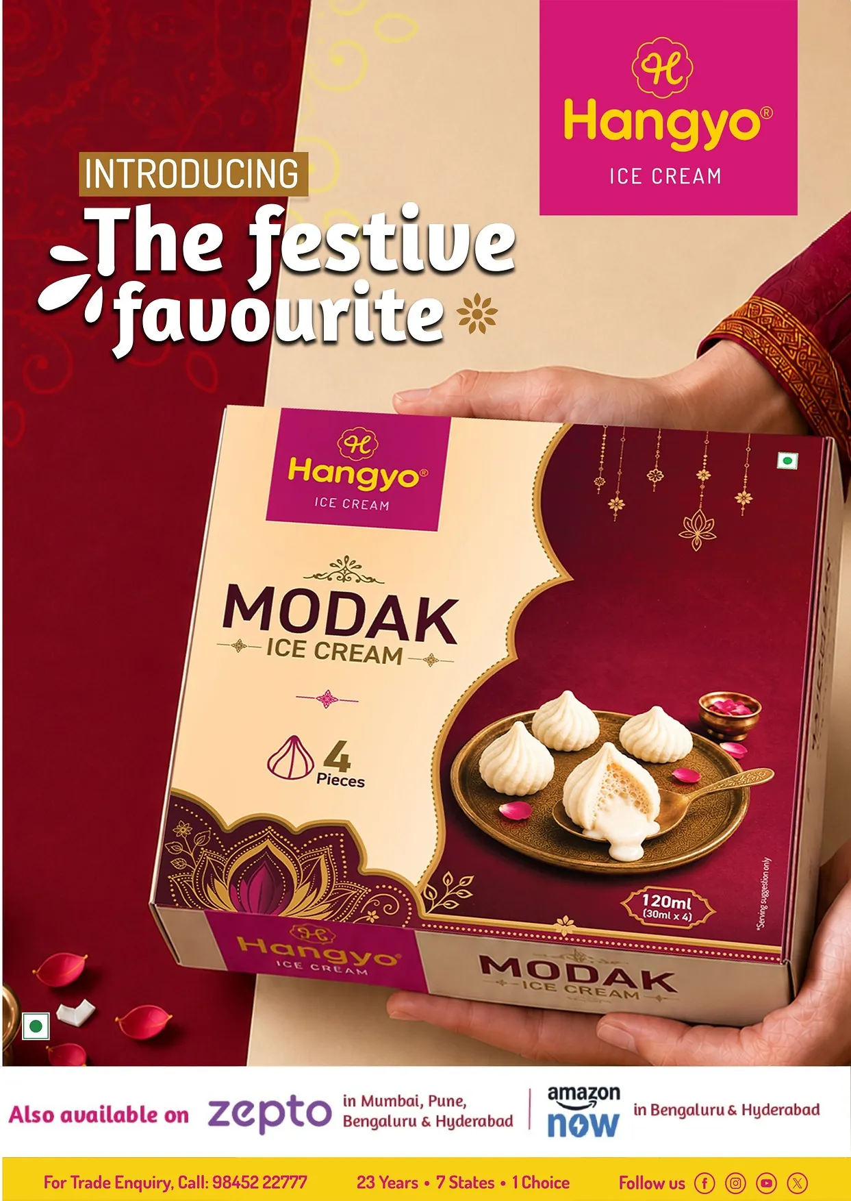 THIS FESTIVE SEASON, HANGYO GIVES THE TRADITIONAL MODAK A COOL NEW AVATAR