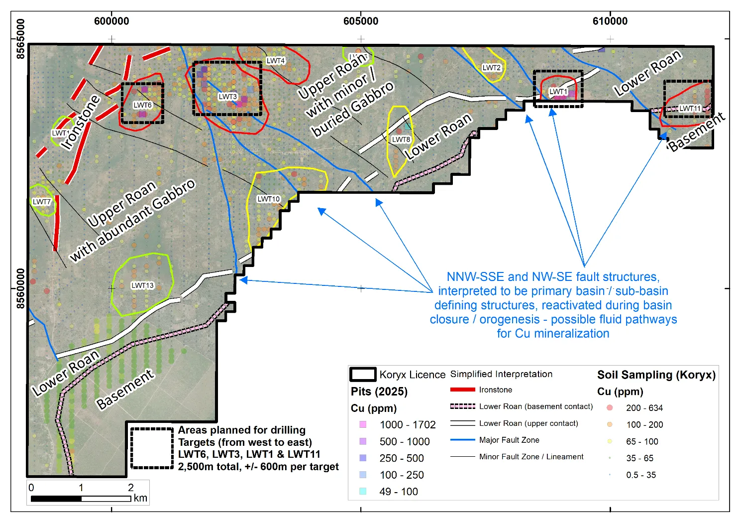 Koryx Copper Announces Maiden Drill Program on Zambia Projects and Agreement to Increase Ownership to 80%
