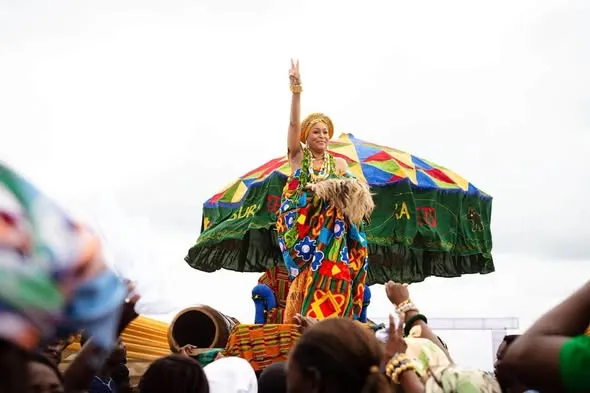GLOBAL PHILANTHROPIST DR. CHERYL POLOTE WILLIAMSON MAKES HISTORY AS SHE IS ENSTOOLED AS A QUEEN MOTHER IN GHANA, MAKING HER ONE OF ONLY A FEW AMERICAN WOMEN TO RECEIVE THE TITLE