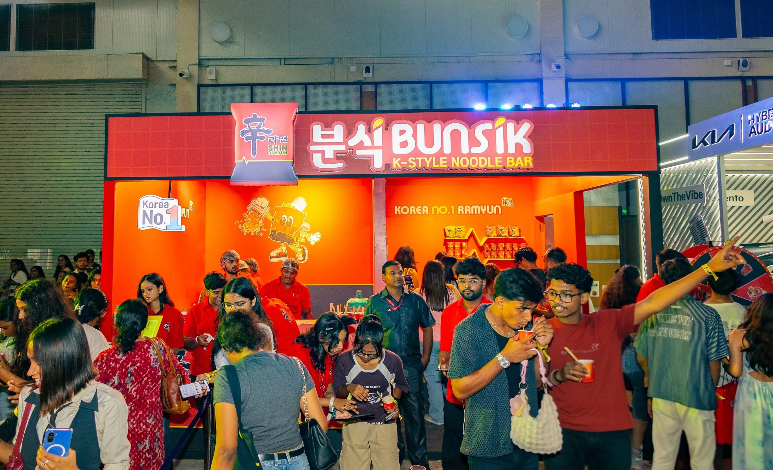 Nongshim Brings Shin Ramyun to India's K-Culture Fans at HYBE INDIA Pop-Up Parks Across 4 Indian Cities