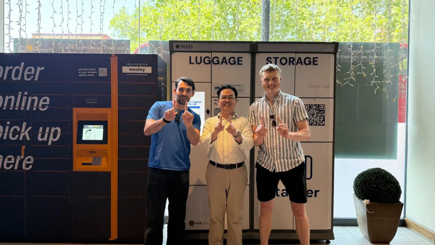 Hive Box Partners with Stasher to Expand Smart Luggage Storage Services in Europe
