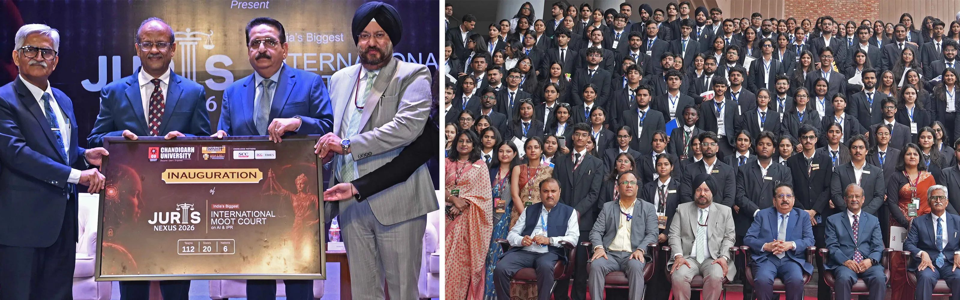 112 Teams from 20 States & 6 Countries Debate Emerging AI, IPR Challenges in Chandigarh University's International Moot Court 'Juris Nexus 2026'