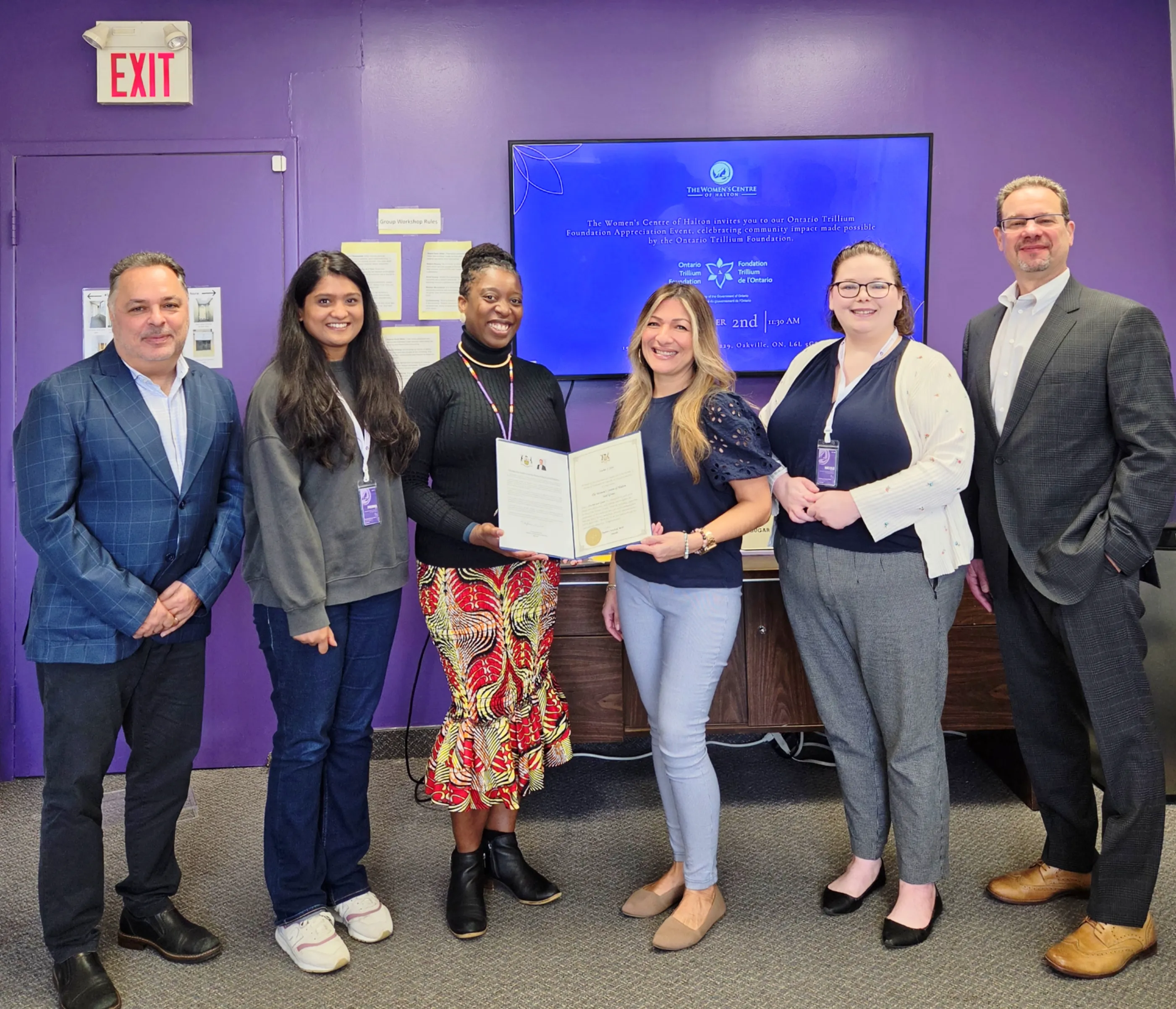 The Women’s Centre of Halton Celebrates $76,000 OTF Grant from Ontario Government for Tech and Cybersecurity Upgrades