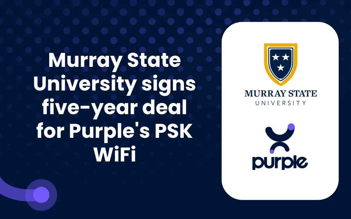Murray State University signs five-year deal for Purple's PSK WiFi