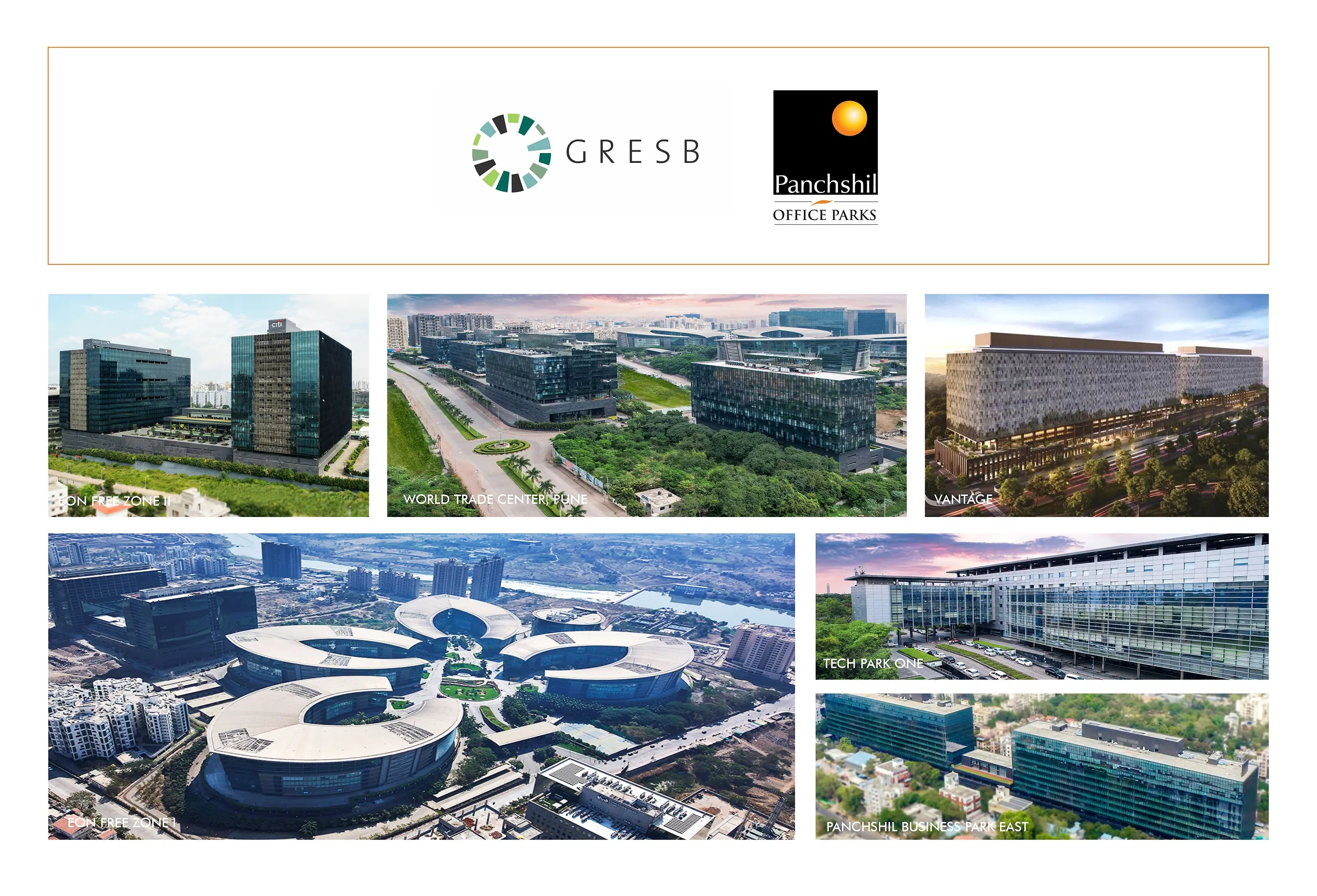 Panchshil's EON Kharadi Achieves Number 1 Ranking in GRESB Audit among all Indian Peers with a 5 Star Rating