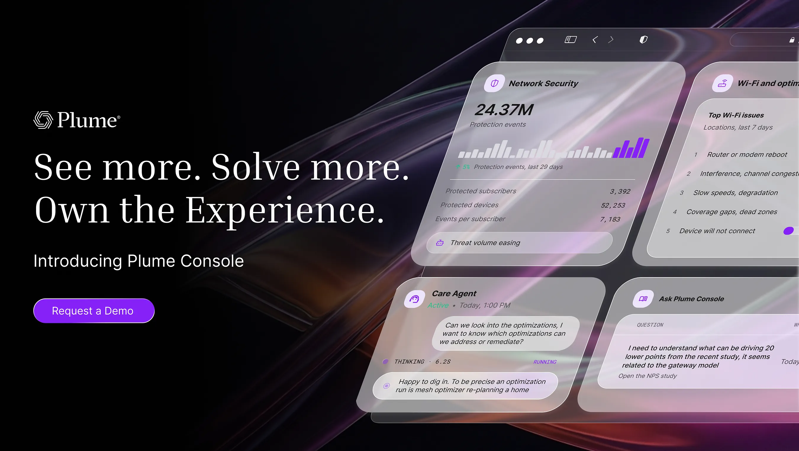 New Plume Console Multiplies ISP Business Results by Putting AI Agents to Work on Cost to Serve, Churn Reduction and Revenue Growth