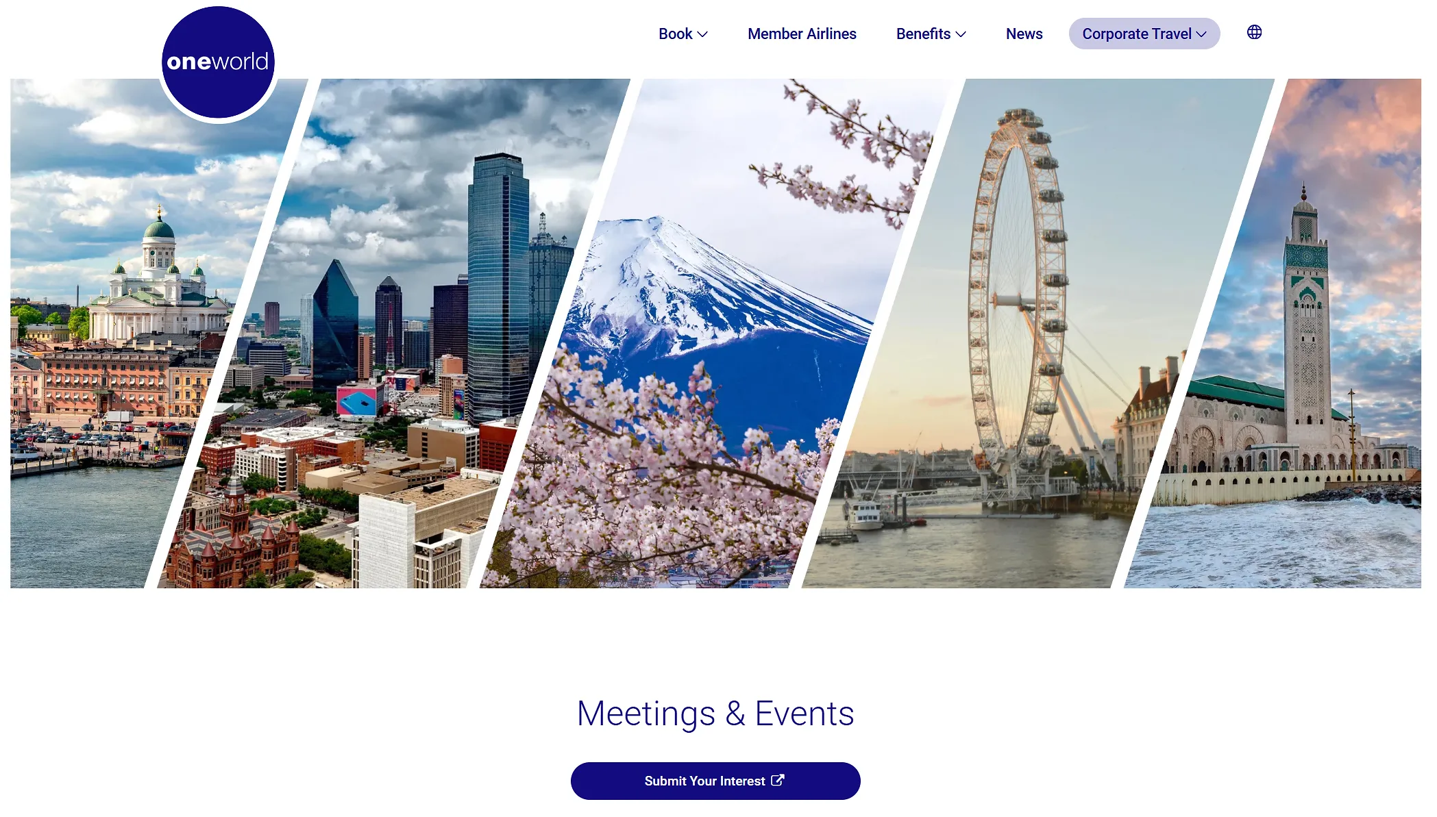 oneworld Relaunches Meetings & Events Sales Tool as New Research Reveals the Future of Global Gatherings