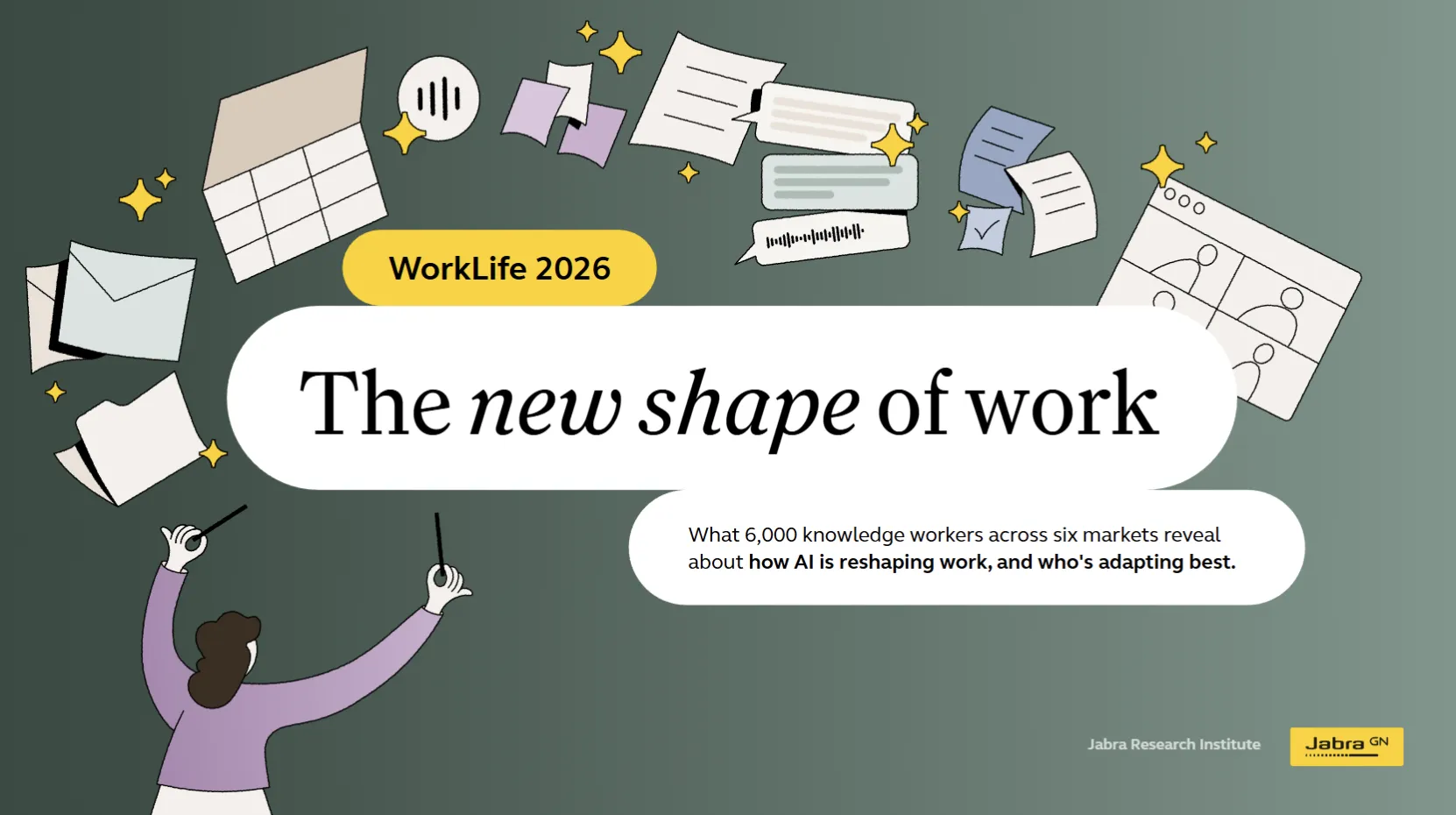 Jabra WorkLife Report Unveils a Productivity Paradox: AI is Giving Workers Time Back, But They're Not Working Any Less