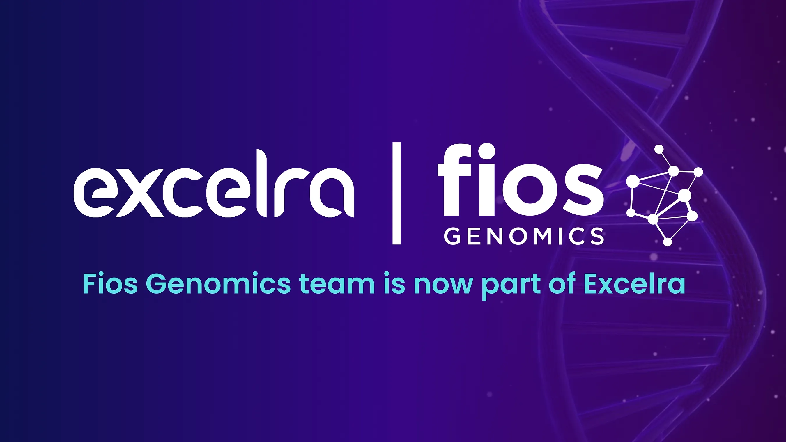Fios Genomics bioinformatics team and services move to Excelra
