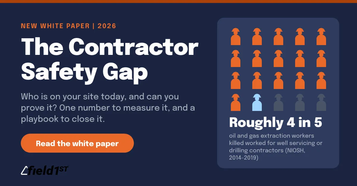 Field1st White Paper Finds the Workers Most Likely to Die on High-Hazard Sites Are the Ones Safety Systems Cannot See